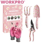 Workpro Aluminum Garden Tool Set 4 Pieces Pink Durable Heavy Duty With Box New. Fixed Price $25.99.