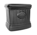 Fcmp Outdoor All Weather Salt Sand Storage Bin, Black No Ice-melter. Fixed Price $188.67.
