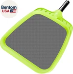Pool Skimmer Net - Professional Heavy Duty Reinforced Frame Nylon Flat Leaf Rake. Fixed Price $27.00.