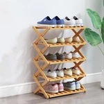 5TIER Bamboo Shoe Rack Portable Folding Storage For Entryway & Bedroom. Fixed Price $56.59.