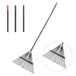 Daxguard 46 Hrc Steel Gardening Leaf Rake, Tines 22.8" Wide,adjustable Split. Fixed Price $70.14.