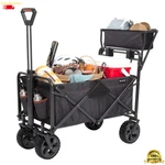 Mac Sports Deluxe Folding Wagon Push Pull W/ Brakes 350 Lb All-terrain Wheels. Fixed Price $203.99.