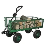 Backyard Expressions Heavy Dutys Capacity Mesh Steel Garden Cart Folding 600 Lb. Fixed Price $210.65.
