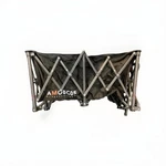 Amada Home Furnishings AMOUC05 Collapsible Wagon Cart Black 4 Wheels Beach. Fixed Price $62.71.