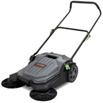 Vevor Walk-behind Hand Push Floor Sweeper 25.6" Width Gallon Waste Container. Fixed Price $95.90.