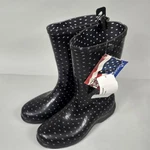 Sloggers 5013BP10 Women Black Polka Dot In. Rain/garden Boots Size 6 Us. Fixed Price $25.64.