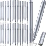 Watersay 24 Pcs Silver Metallic Permanent Markers Bulk Paint Pens 2MM Medium Tip. Fixed Price $20.56.