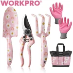 Workpro 5PIECE Set Aluminum Heavy Duty Gardening W/tool Bag. Fixed Price $29.99.