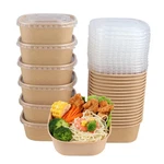 Jayeey 25OZ Kraft Paper Bowls W/ Lids - 50PK Disposable Food Containers Soup. Fixed Price $78.14.