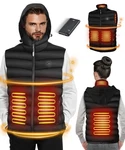Jrh Men's Heated Vest With Retractable Hood, Lightweight For .... Fixed Price $57.81.