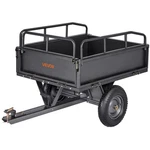 Vevor Steel Dump Cart 10 Cu. Ft 500LB For Atv/utv Trailer Tow Behind Heavy Duty. Fixed Price $229.99.