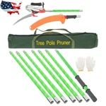 Green 27FT Extend Tree Trimmer Saw 8 Segments Compact W/pruner Blade. Fixed Price $53.66.