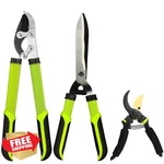 Yrtsh Loppers Hedge Clippers Garden Shears, 3PCS Yard Tools Combo Set Tree, S.... Fixed Price $64.99.