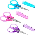 3PCS Small Scissors Purpose Craft Stainless Pink, Purple, Blue. Fixed Price $11.16.