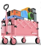 Yacona Lightweight Utility W/wheels Garden Carts Wagons Beach. Fixed Price $62.99.