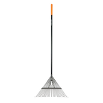 Fiskars Garden Rake, Metal Tine Leaf With Fiberglass Handle, 62", Black. Fixed Price $26.36.