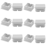 12 Pack Square Plastic Plug, Insert Tubing End Cap For Inch, White. Fixed Price $10.52.