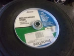 Arnold 14 X 400-6 In. Pneumatic Wheelbarrow With Hub WB-436. Fixed Price $35.00.