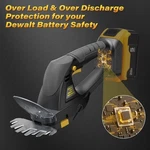 Iebuda Hedge Trimmer Cordless Dewalt 20V Max BATTERY1500RPM - Black/yellow Blade. Fixed Price $78.02.