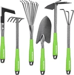 Workpro 6-PIECE Set, Heavy Duty Gardening Hand With Soft Rubbe. Fixed Price $41.55.