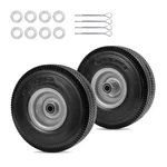 Ltnicer 10" Solid Tire Replacement 4.10/3.50-4 Flat Free And Inch. Fixed Price $42.99.
