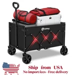 Sekey Collapsible Utility Wagon Lightweight Foldable Cart 220LBS Fast Us Shiping. Fixed Price $58.95.