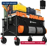 Originsure 220L Collapsible Wagon Cart Foldable, 38" Extra Large Heavy Duty. Fixed Price $93.73.