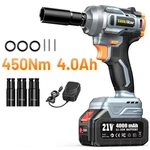 Taskstar Electric Impact Wrench Cordless 1/2" 3/4" 450NM-2000NM Battery &charger. Fixed Price $89.00.