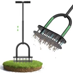 Seasky Lawn Aerator Spike Metal Manual Dethatching Tool With 15 Iro. Fixed Price $57.45.