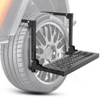 Nilight Folding Tire Step For Truck Suv Rv, Adjustable 10 14" Non-slip Steel. Fixed Price $79.55.