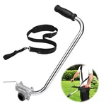 Ergonomic Grip, String Trimmers Handle With Shoulder Strap Silver. Fixed Price $35.48.