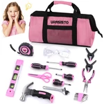 Urasisto 22-PIECE Kids Tool Set Storage Bag Pink Junior Real Hand Kit For. Fixed Price $48.26.
