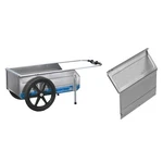 Tipke Manufacturing Company Foldit Folding Cart, Blue Stripe With Rear Gate. Fixed Price $404.98.