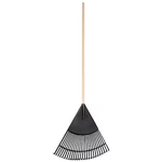 Union Tools 64309GR 26-TINE Leaf Rake W/ 48"L Hardwood Handle, Polypropylene. Fixed Price $14.49.