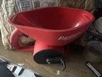 Earthway Ev-n-spred Hand Crank Seed Spreader Fertilizer. Fixed Price $19.99.