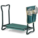 Costway Folding Sturdy Garden Kneeler Pad And Cushion Seat - Color: Green. Fixed Price $98.84.