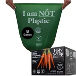 Holy Scrap! 6-8 Gal Compostable Trash Bags, 50-PK, Odorless, Plastic-free. Fixed Price $29.99.