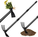 Lilyvane Hoe Garden TOOL,45 Inch Long Cultivator, Hand Til. Fixed Price $36.73.