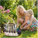 Stainless Steel Garden Kit For Women & Beginners, 30-PIECE. Fixed Price $45.59.