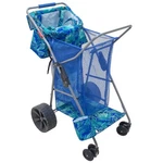 Folding Beach Cart Portable Caddy 48 Quart Cooler Tommy Bahama Blue Wonder. Fixed Price $179.99.