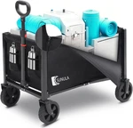 Foldable Wagon Cart 220LBS- 3 In 1 Collapsible With Wheels, Cup. Fixed Price $41.71.