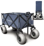 Beach Wagon All Terrain Collapsible Folding Steel Frame 9 Tires RX800 Rangland. Fixed Price $299.99.