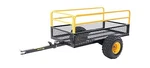 New Clam Polar Utility Trailer, Black/yellow. Fixed Price $1500.00.