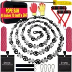 55 Inch High Limb Rope Dual Sided Pocket Chainsaw With 70 Sharp Teeth 360. Fixed Price $60.29.