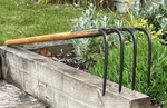 Vintage Large Garden Bulldog 4 Prong Drag Hay Manure Pitchfork Farm Tool. Fixed Price $60.49.