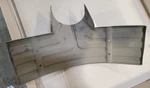 Snowex D6564 Vee Pro Deflector Used On SP-3000, SP-6000, SP-8000 Spreaders. Fixed Price $80.00.