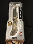 Camillus Guise Manual Folding Knife Tan Camo (3" Satin) CM19830. Fixed Price $18.69.