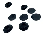 Pack Genuine New Caplugs Brand Flexible 3/8" Black Plastic Hole BPF-3/8. Fixed Price $6.95.
