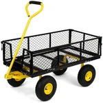 Garden Carts Yard Dump Wagon Lawn Utility Outdoor Steel Heavy Duty. Fixed Price $73.99.