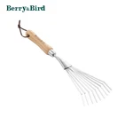 Berry&bird Gardening Hand Shrub Rake Stainless Steel Grass Tools Usa. Fixed Price $17.99.